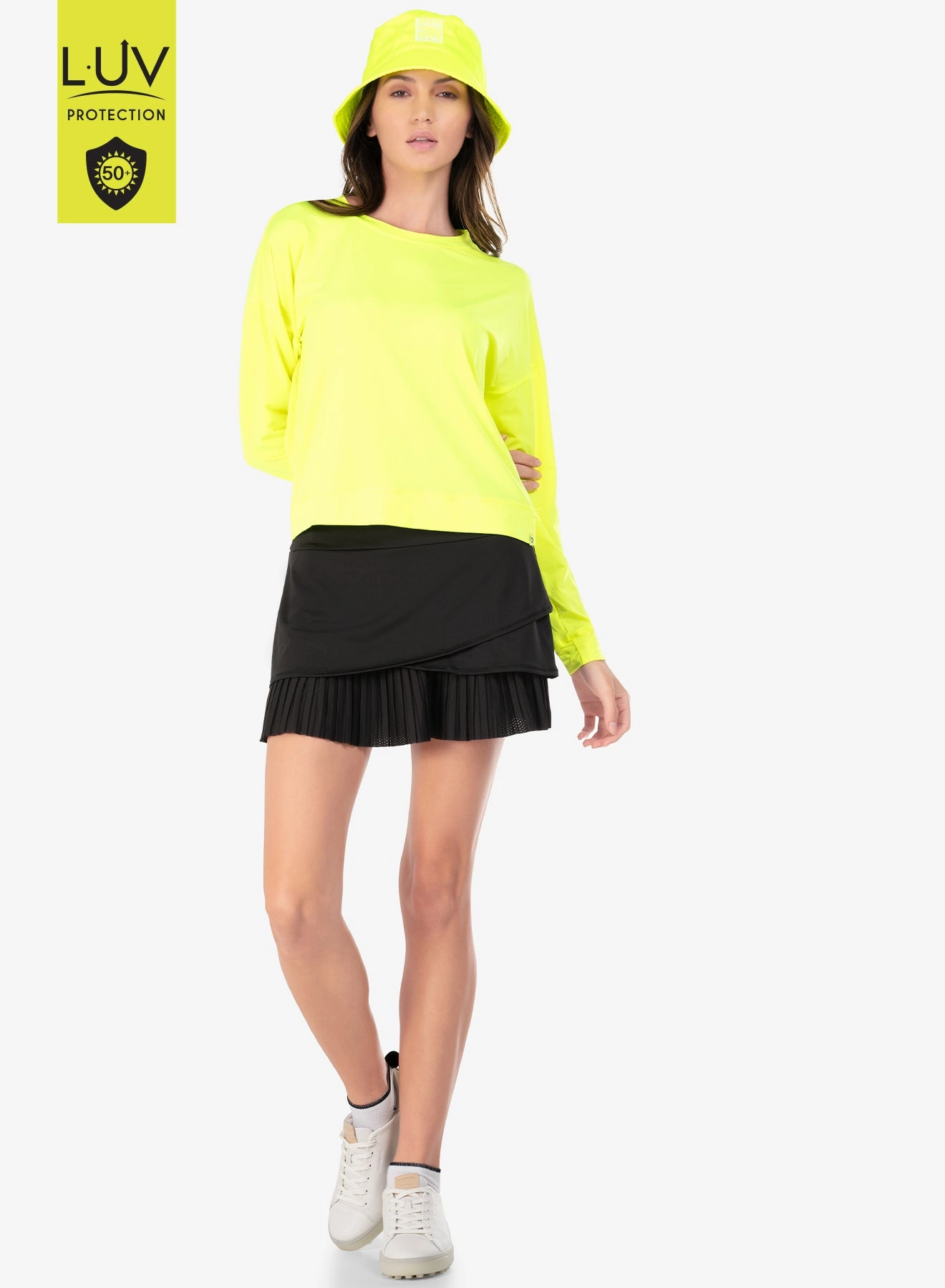 Hype Long Sleeve BoxyCrop Tencel Blend Fabric