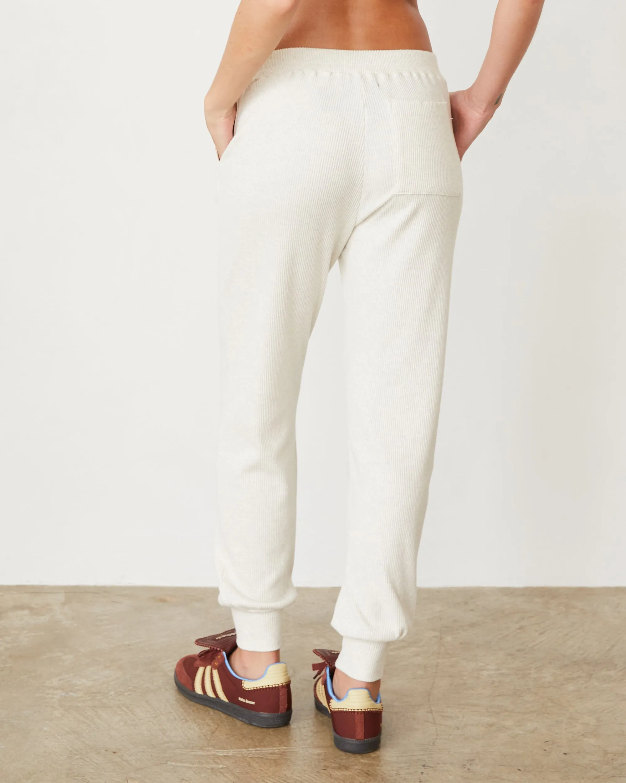 Reinforced Stitching Thermal Insulation Core Brushed Rib Cuff Sweat