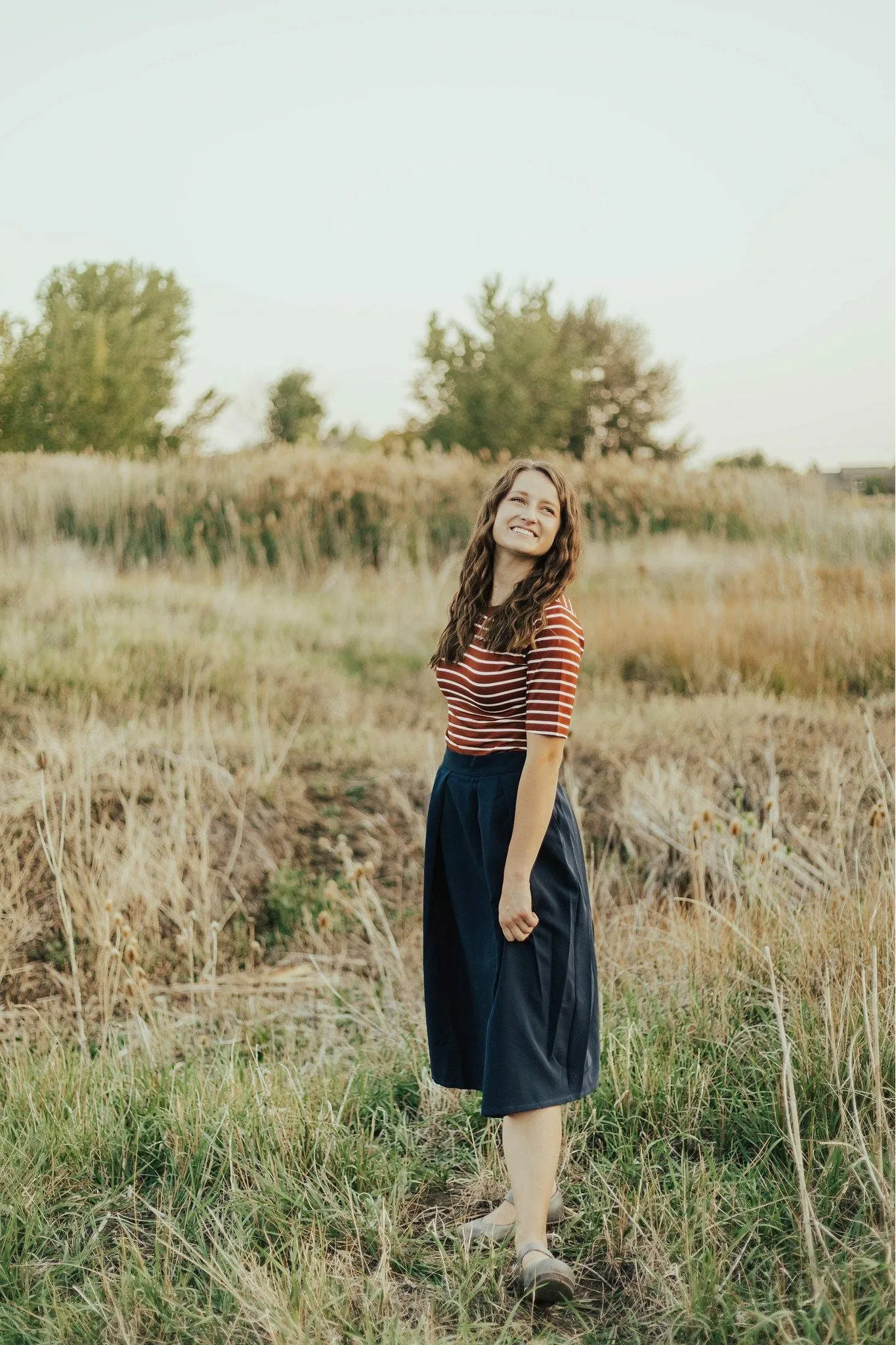 Shelby Skirt Navy Daily Mood