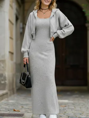Shine Finish Easy Comfort Short outer two-piece dress