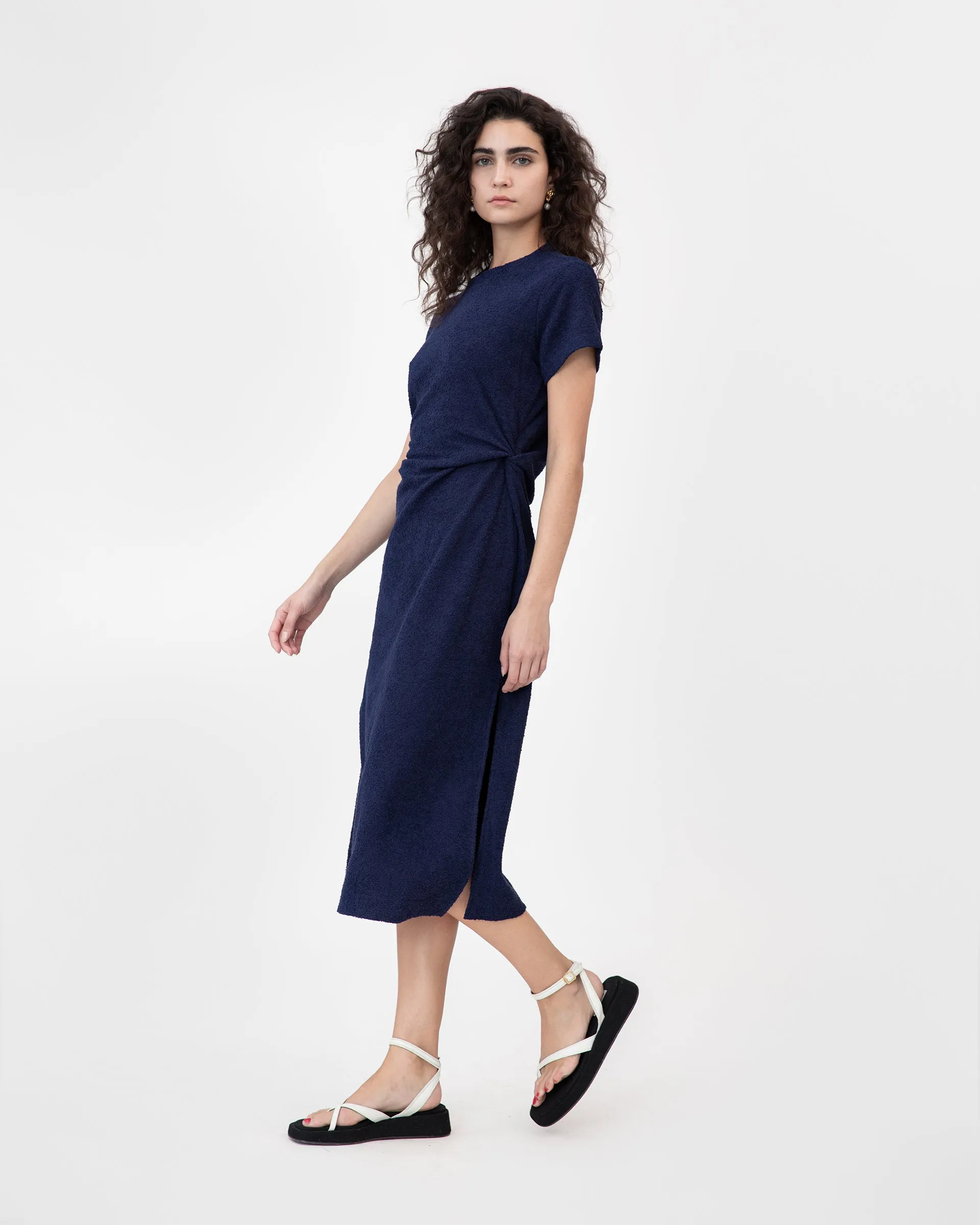 Short Sleeve Aurora Dress Wave Defying Stitching