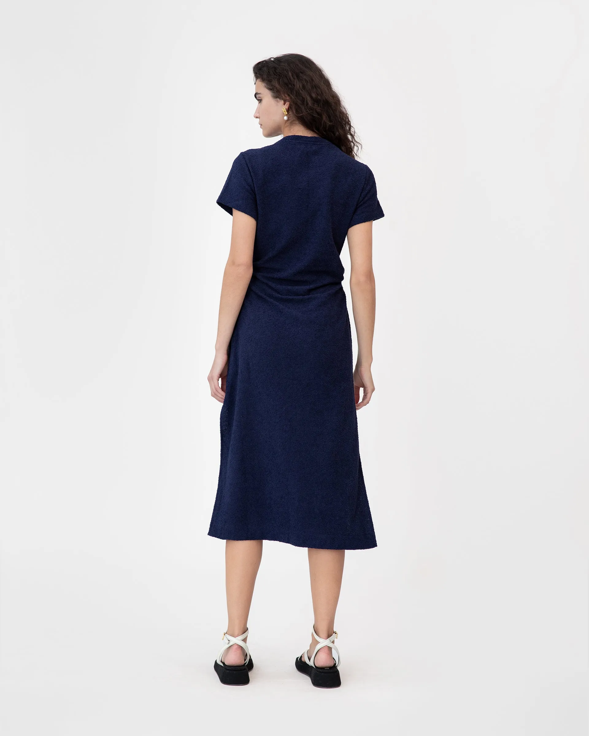 Poolside Comfort Practical Design Short Sleeve Aurora Dress