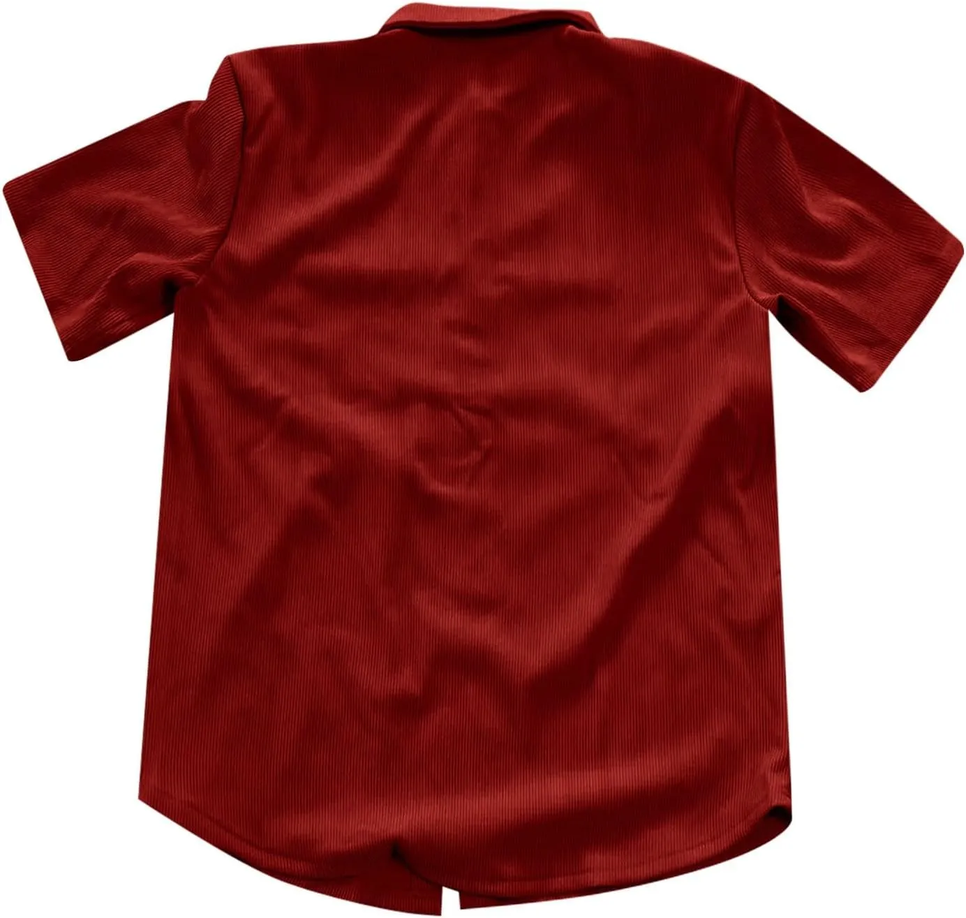 Short Sleeve Shirts for Men Summer Solid Formal Business Shirt Stretch Casual Button Down Dress Tshirts