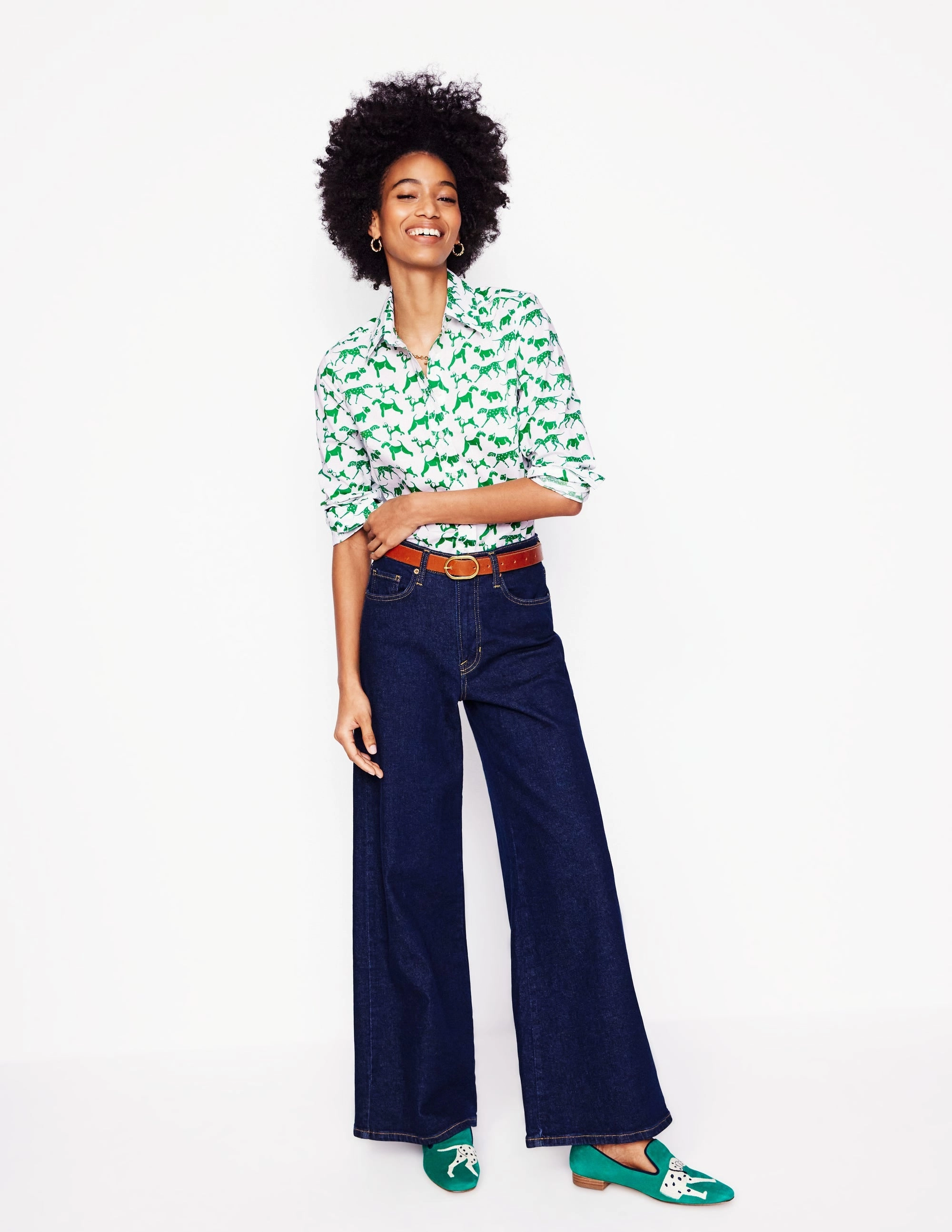 ReinforcedShoulders Sienna Cotton Shirt-Ivory, Janet And Friends