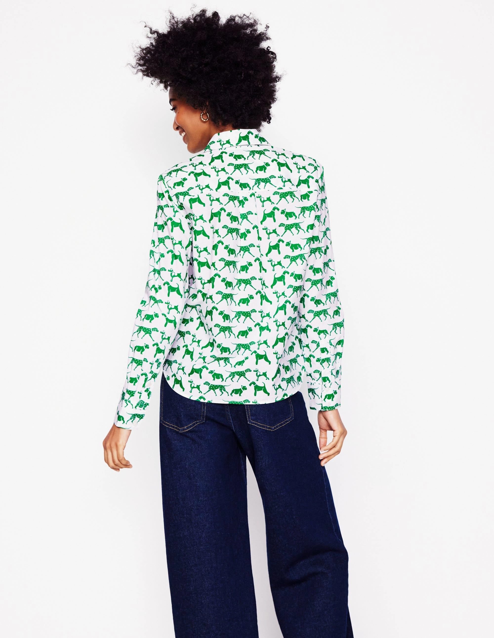 SustainableBlend Sienna Cotton Shirt-Ivory, Janet And Friends