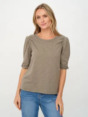 ReflectiveDetails Six Fifty Ruched Shoulder Sleeve