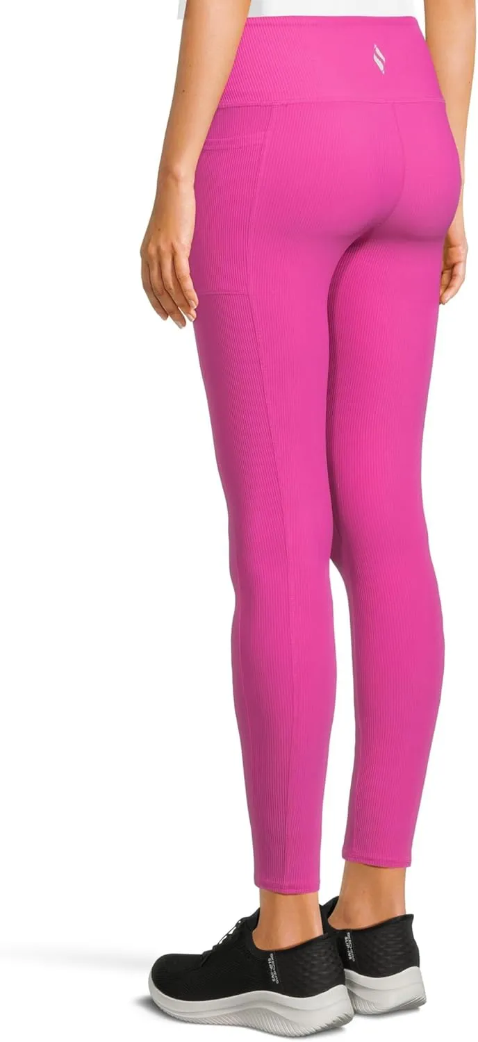 Skechers Women's Go Walk Ribbed High Waist Legging