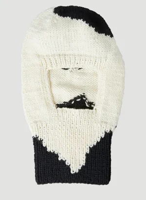 Sky High Farm Workwear Hand Knitted Cow Balaclava