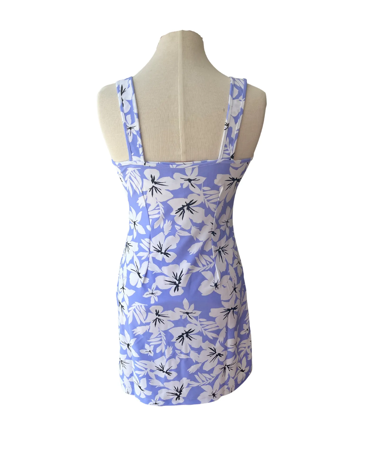 Street Mood Season Ready Bali Tank Dress Hibiscus Lilac