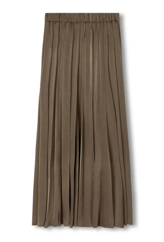 Light Moodboard Vibrant color Epik Grey Fillmore Silk Pleat Skirt W-22293