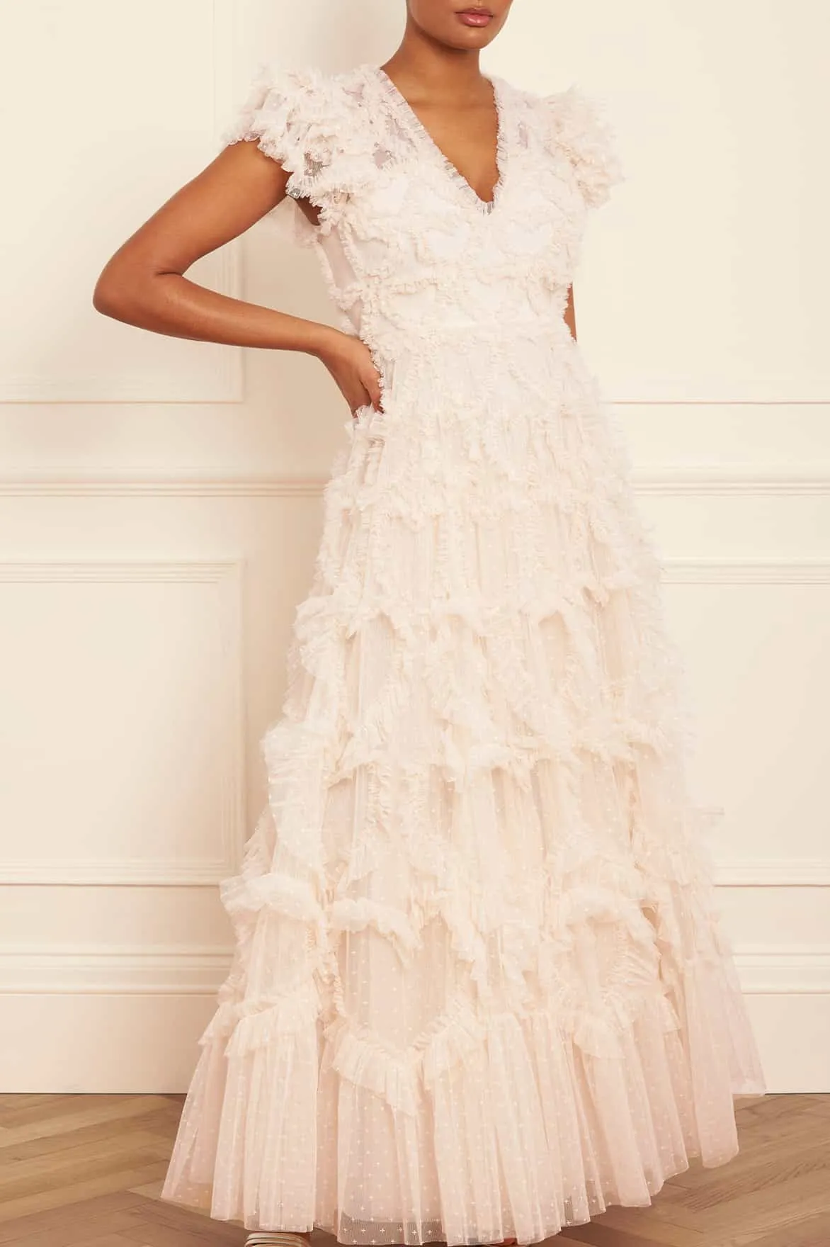 Pure Lines Amorette V-Neck Gown