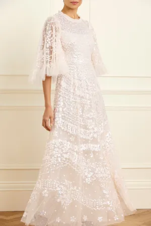 Balanced Shape Trendy And Comfortable Anais Sequin Gown