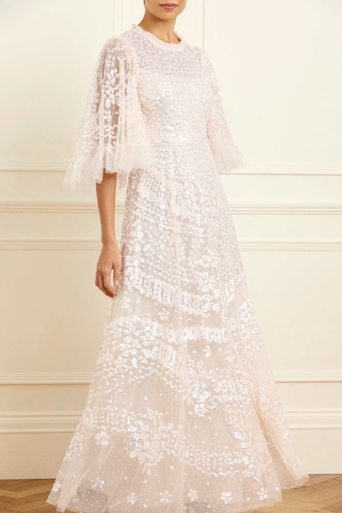 Balanced Shape Trendy And Comfortable Anais Sequin Gown