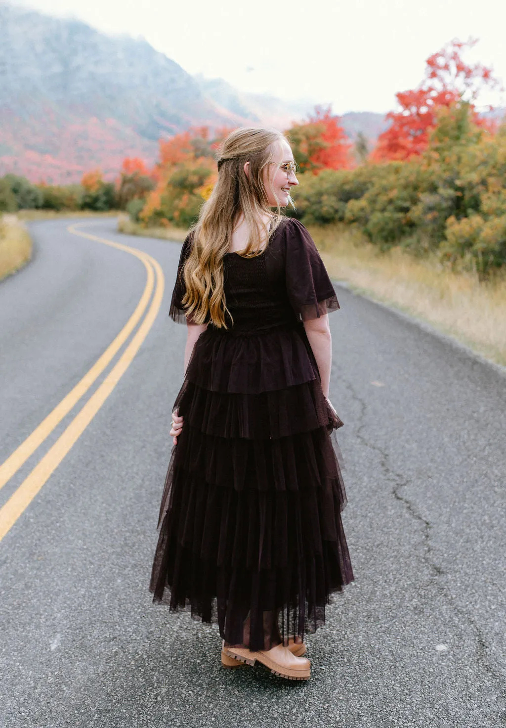Drawstring-Closure Celeste Dress