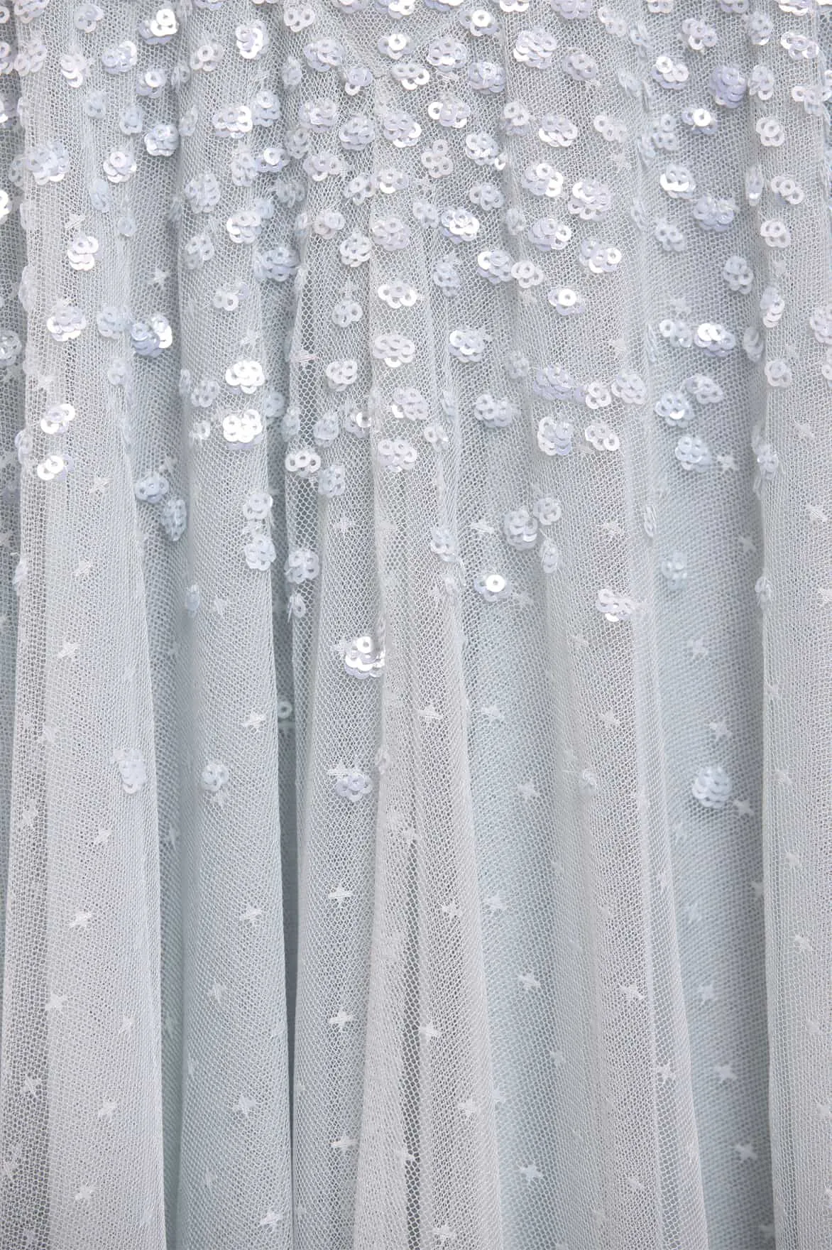 Daily Mood Sporty Comfort Dappled Sequin Off-Shoulder Ballerina Dress