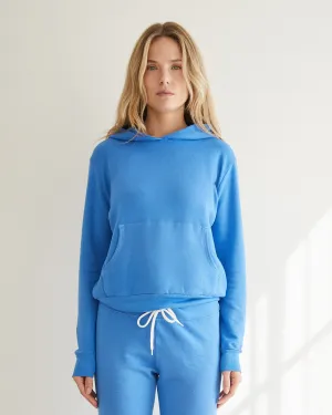 Softfleece Kangaroo Pullover Elegant Detail Jewel Accent