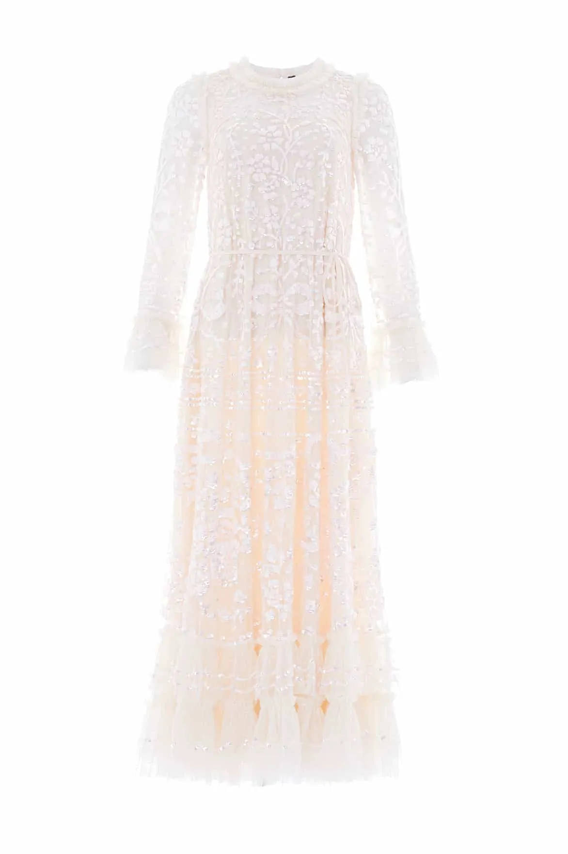 Event Favorite Celia Long Sleeve Ankle Gown