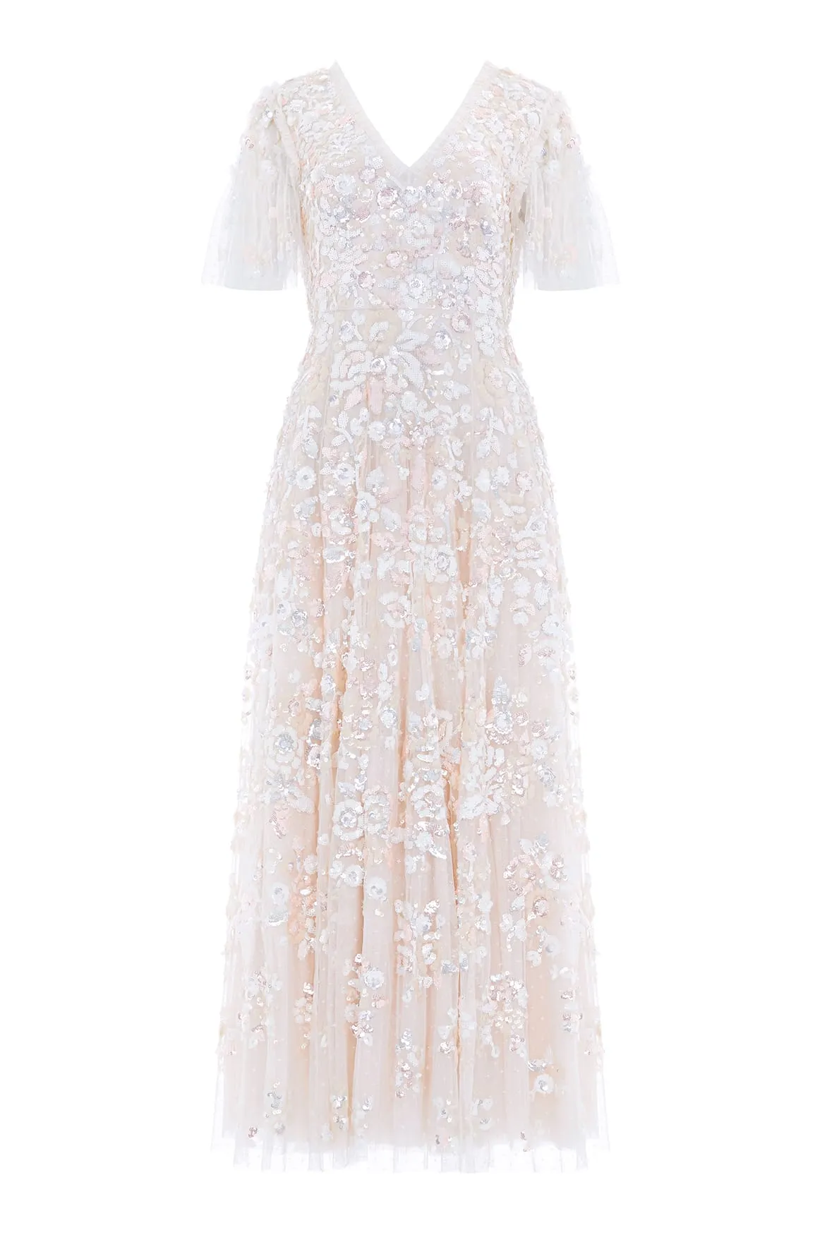 Timeless Look Wear Sequin Paradise Short Sleeve Gown