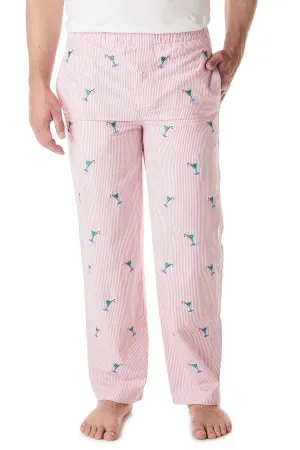 Sleeper Pant Oxford Red Stripe with Martini Candy Cane Perfect Movement Moisture Lock Technology