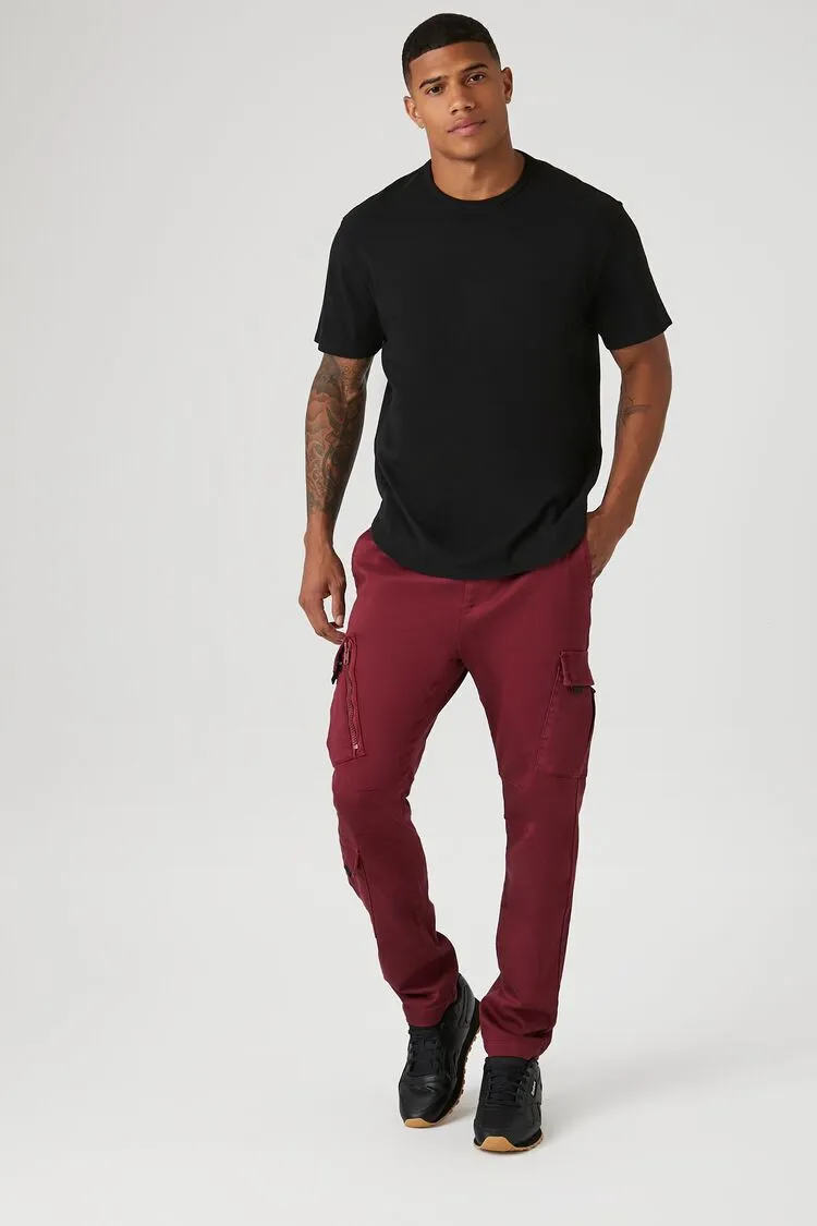 Slim-Fit Cargo Drawstring Joggers