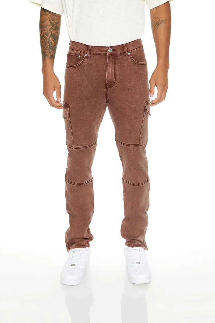 Slim-Fit Cargo Jeans