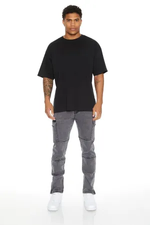 Slim-Fit Cargo Jeans