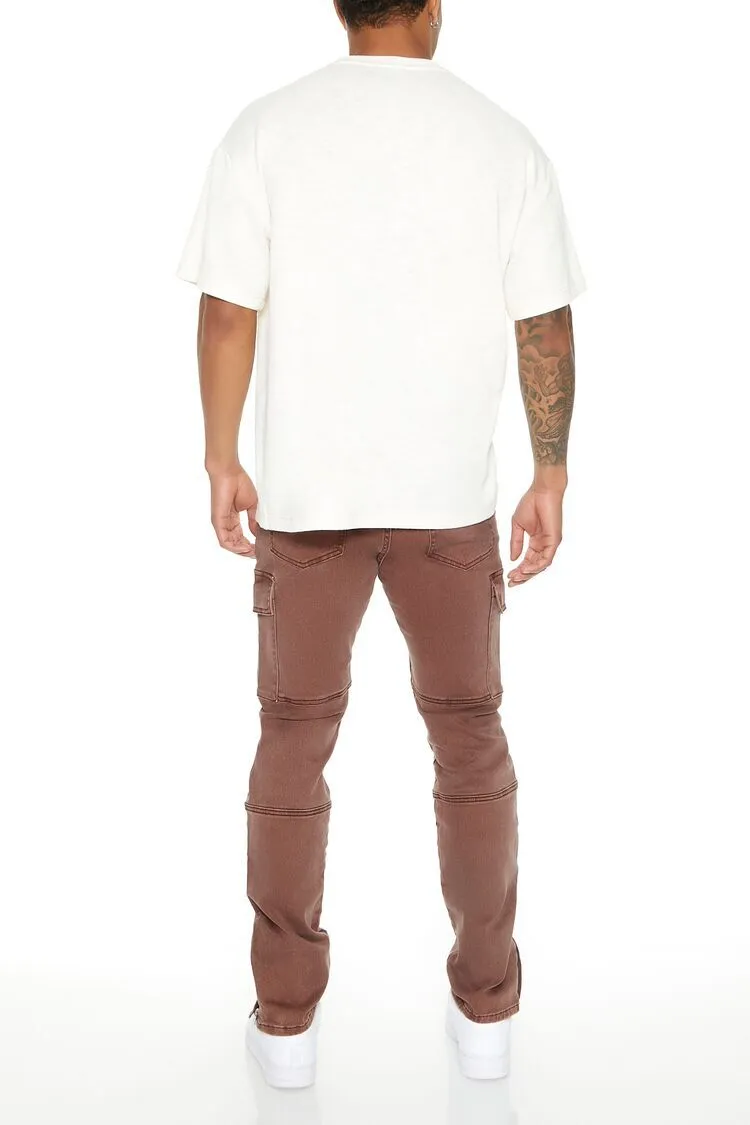 Slim-Fit Cargo Jeans