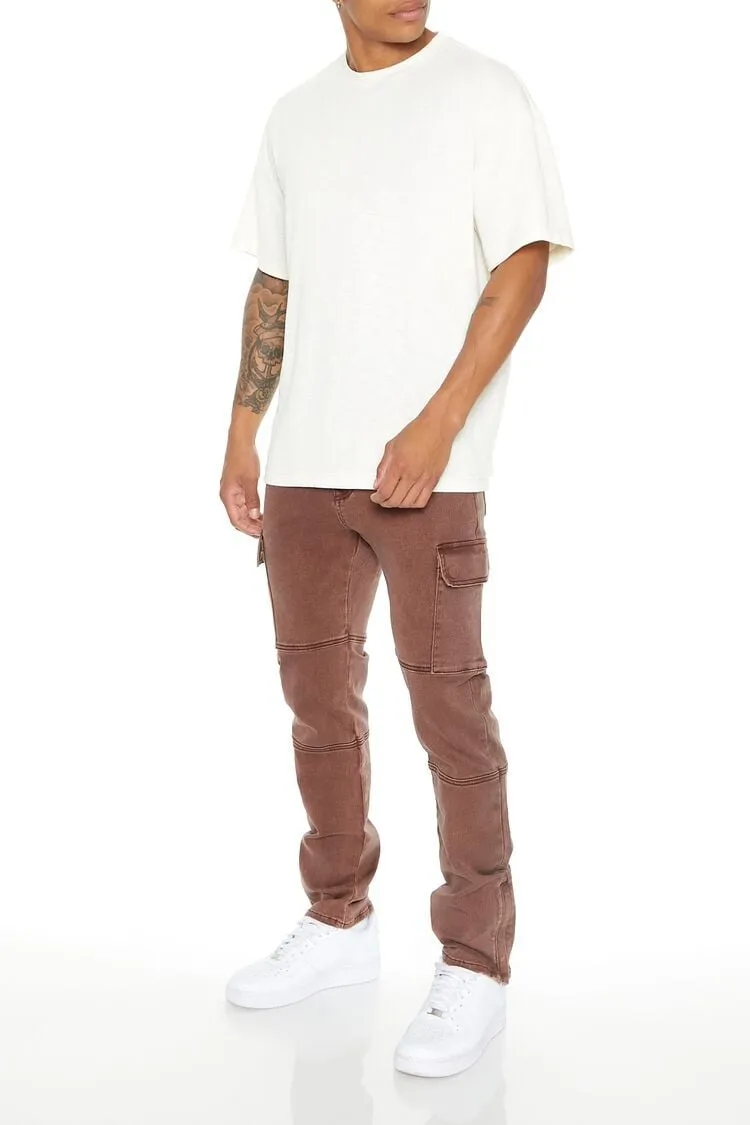 Slim-Fit Cargo Jeans