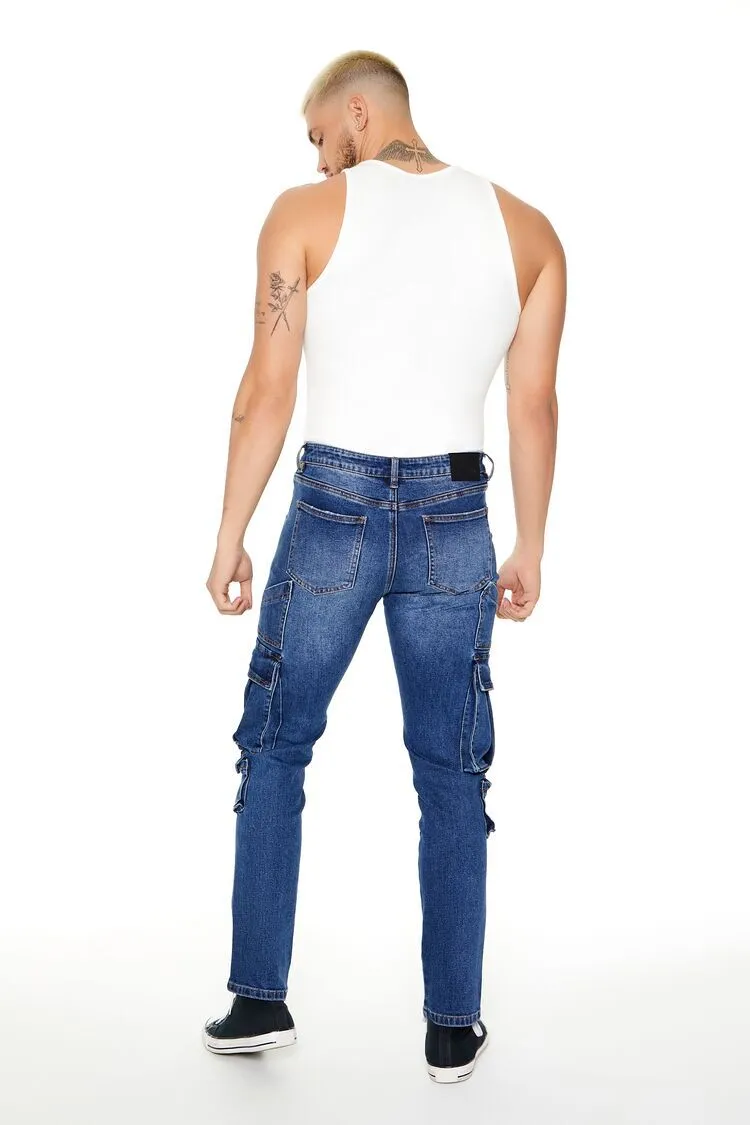 Slim-Fit Cargo Jeans