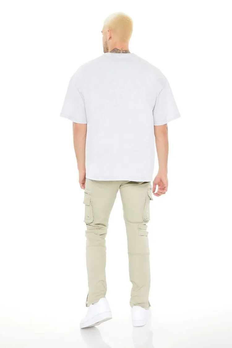 Slim-Fit Cargo Utility Jeans