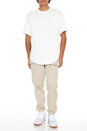Slim-Fit Drawstring Cargo Joggers