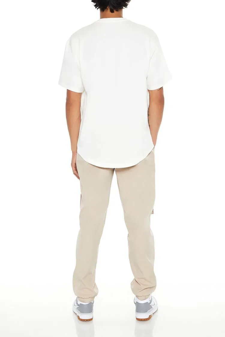 Slim-Fit Drawstring Cargo Joggers