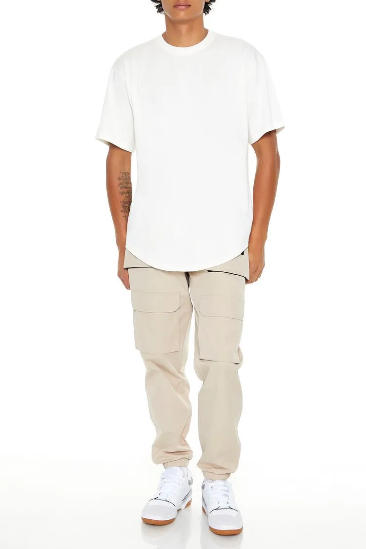 Slim-Fit Drawstring Cargo Joggers