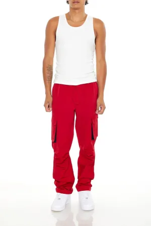 Slim-Fit Drawstring Cargo Pants