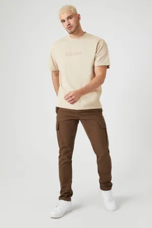 Slim-Fit Drawstring Cargo Pants