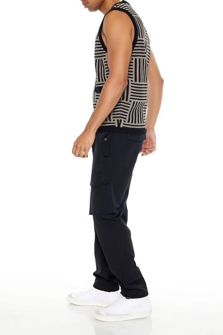 Slim-Fit Drawstring Cargo Pants