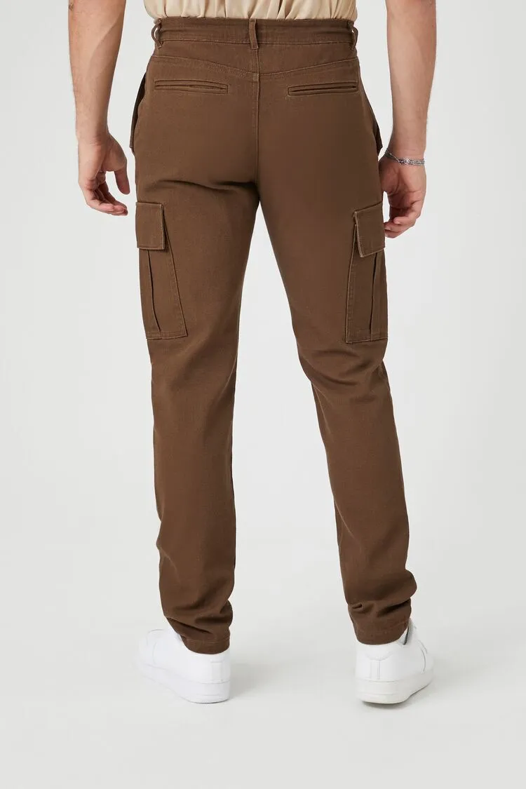 Slim-Fit Drawstring Cargo Pants