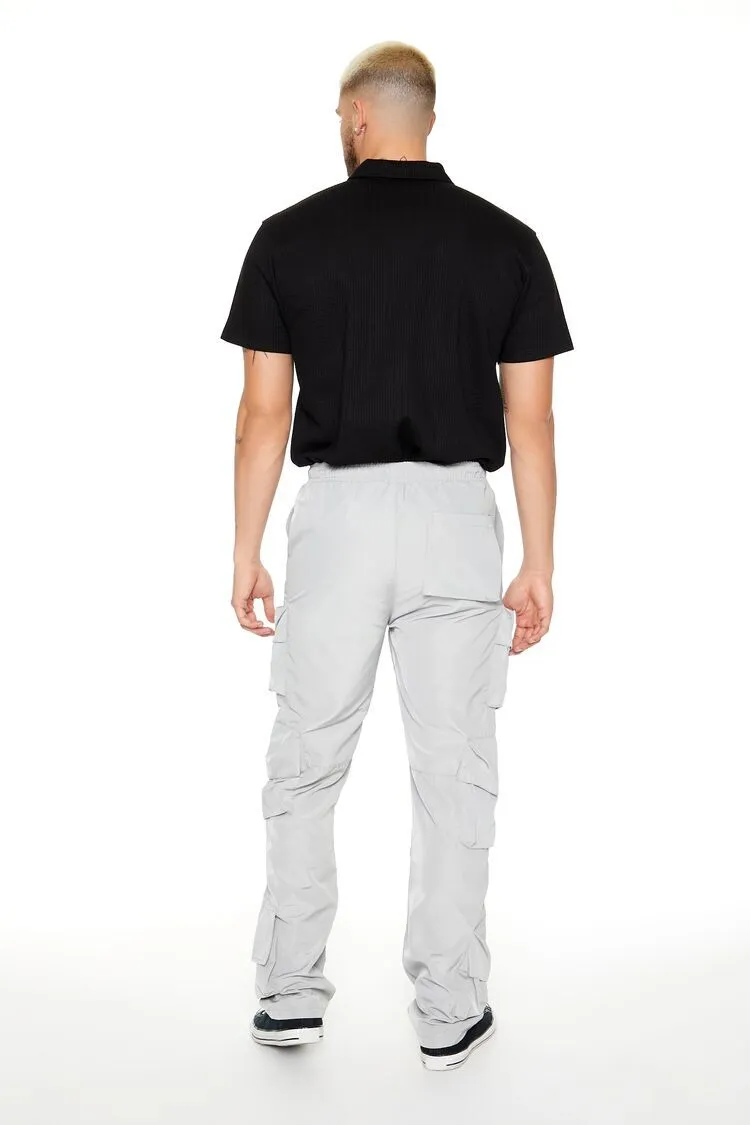 Slim-Fit Drawstring Cargo Pants