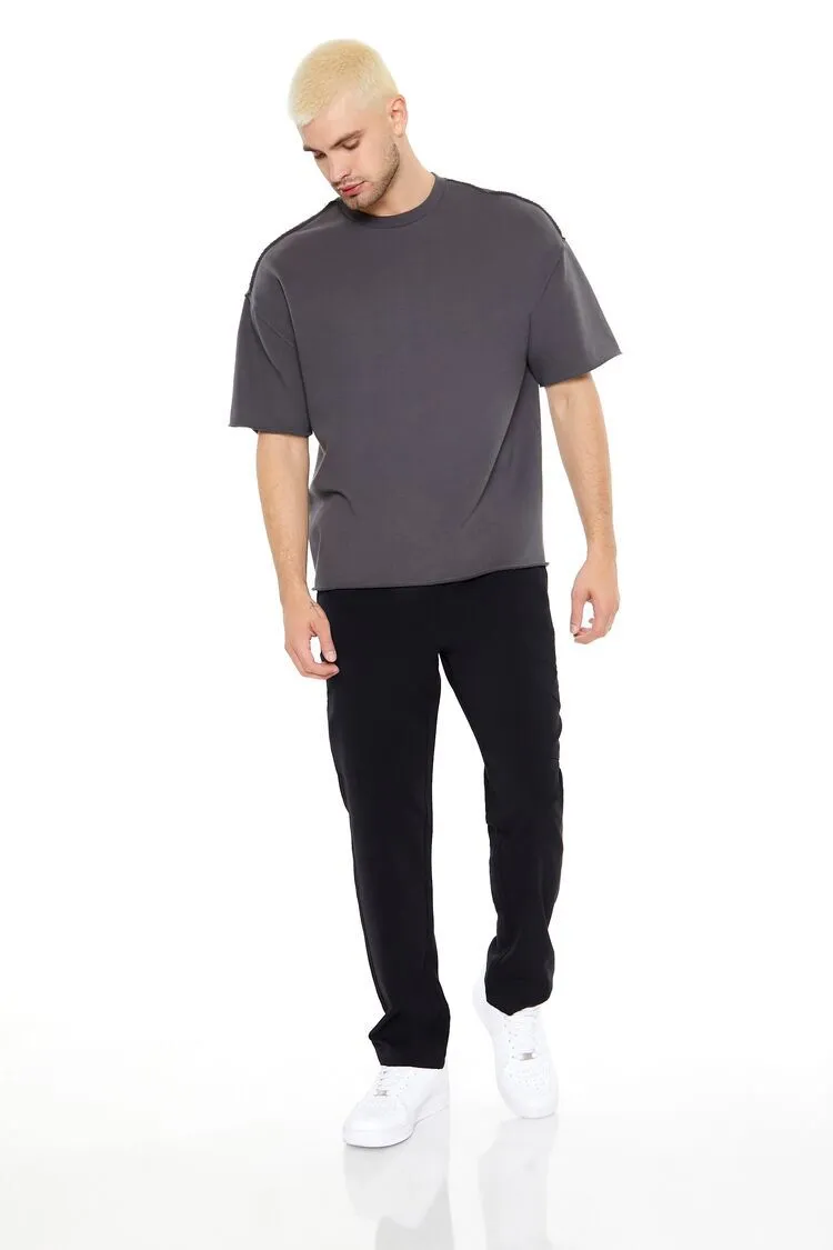 Slim-Fit Drawstring Cargo Pants
