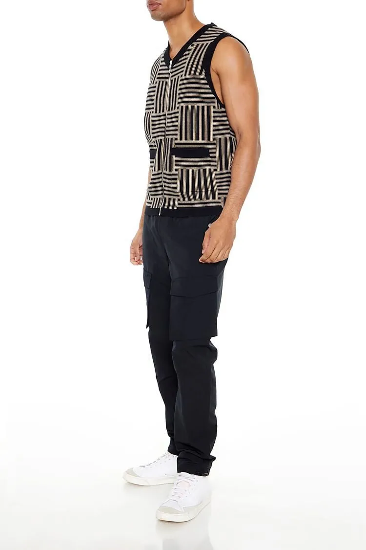 Slim-Fit Drawstring Cargo Pants