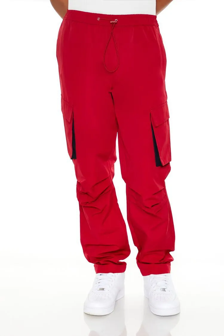Slim-Fit Drawstring Cargo Pants