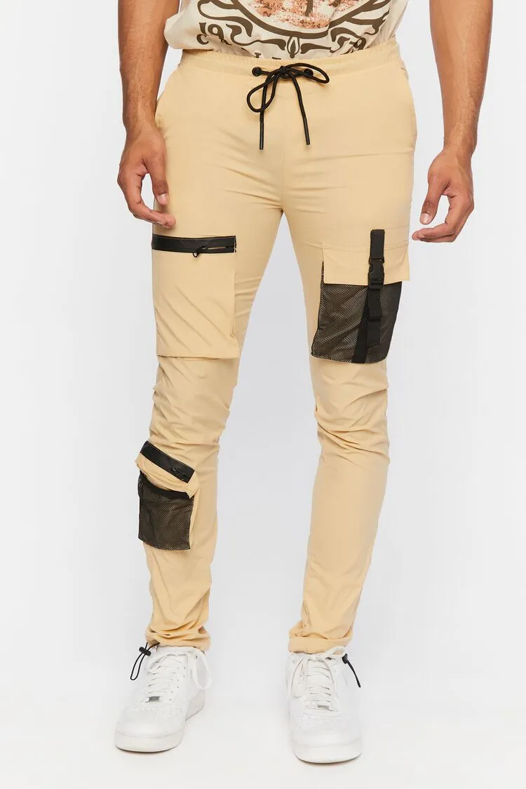 Slim-Fit Drawstring Utility Joggers