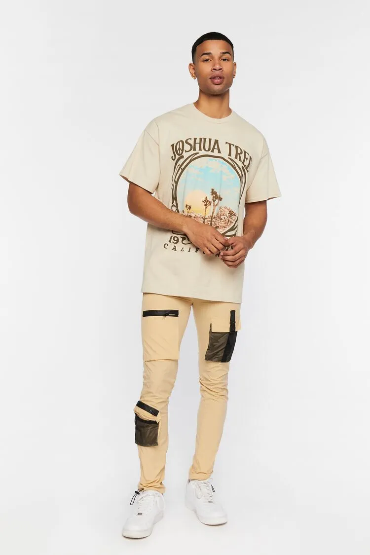 Slim-Fit Drawstring Utility Joggers