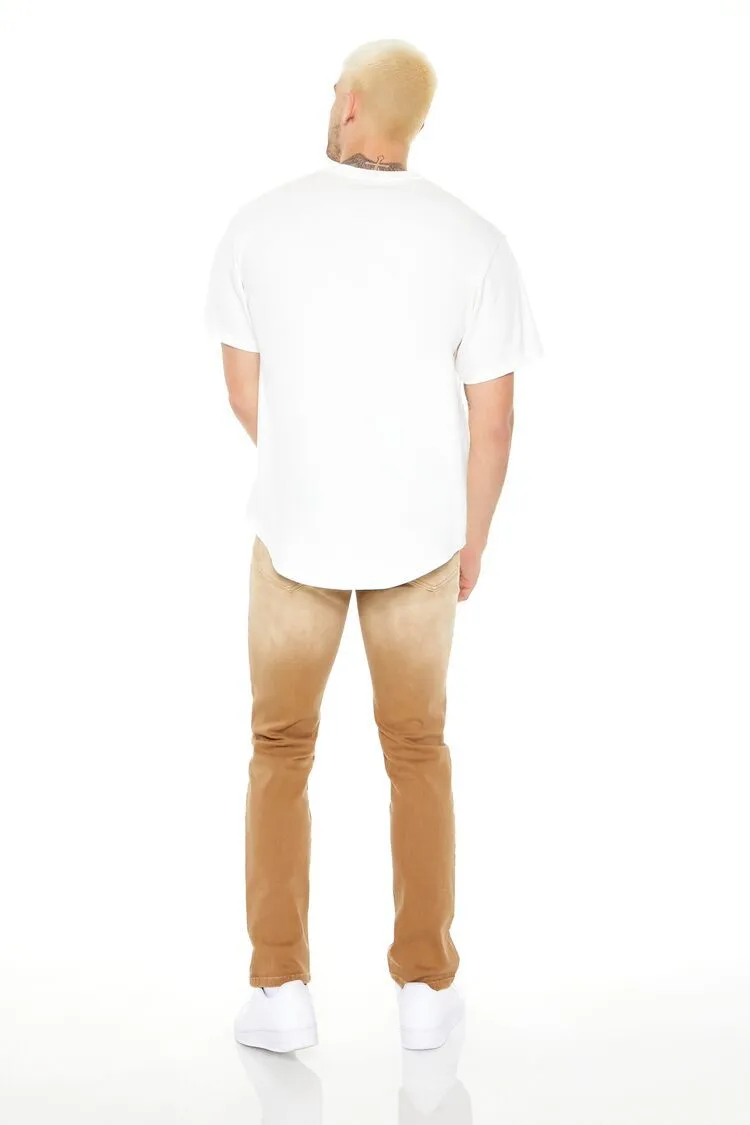 Slim-Fit Mid-Rise Jeans