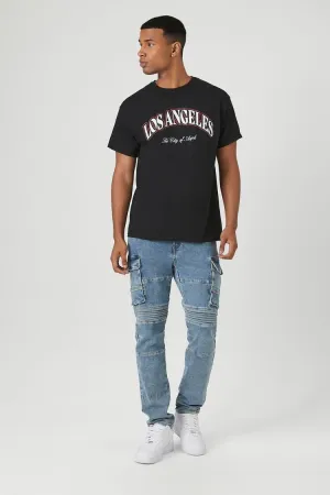 Slim-Fit Moto Cargo Jeans