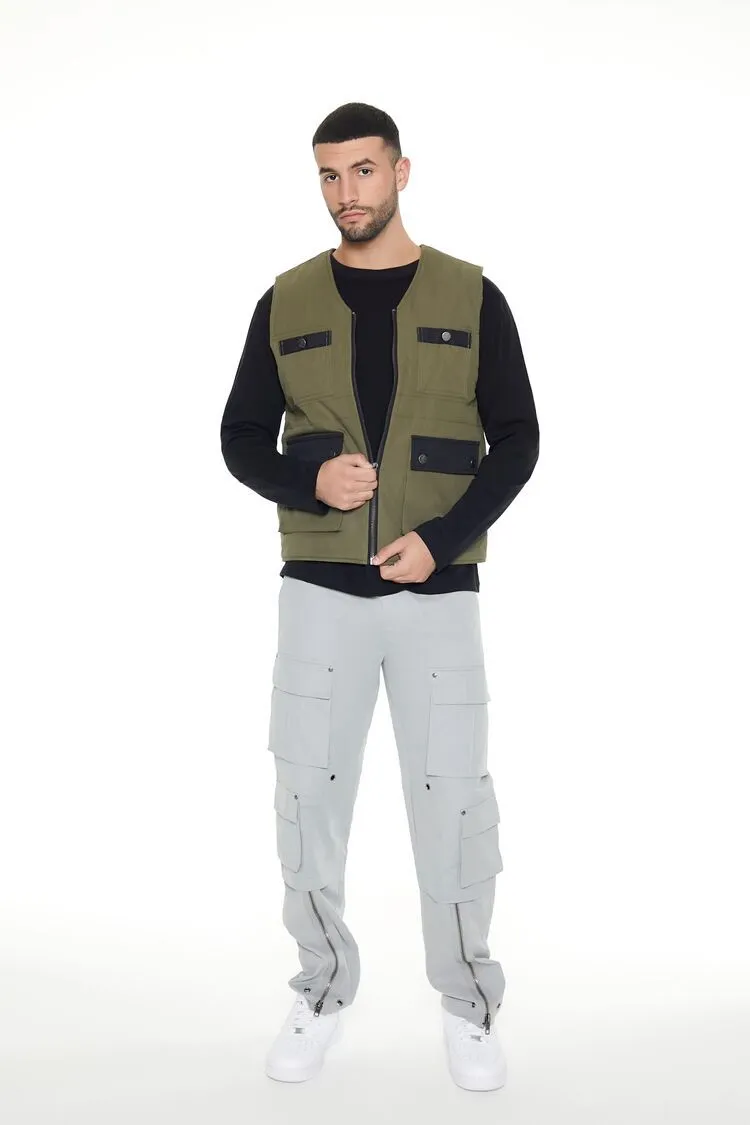 Slim-Fit Utility Cargo Pants