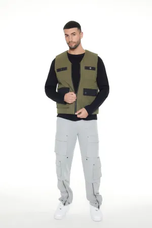 Slim-Fit Utility Cargo Pants