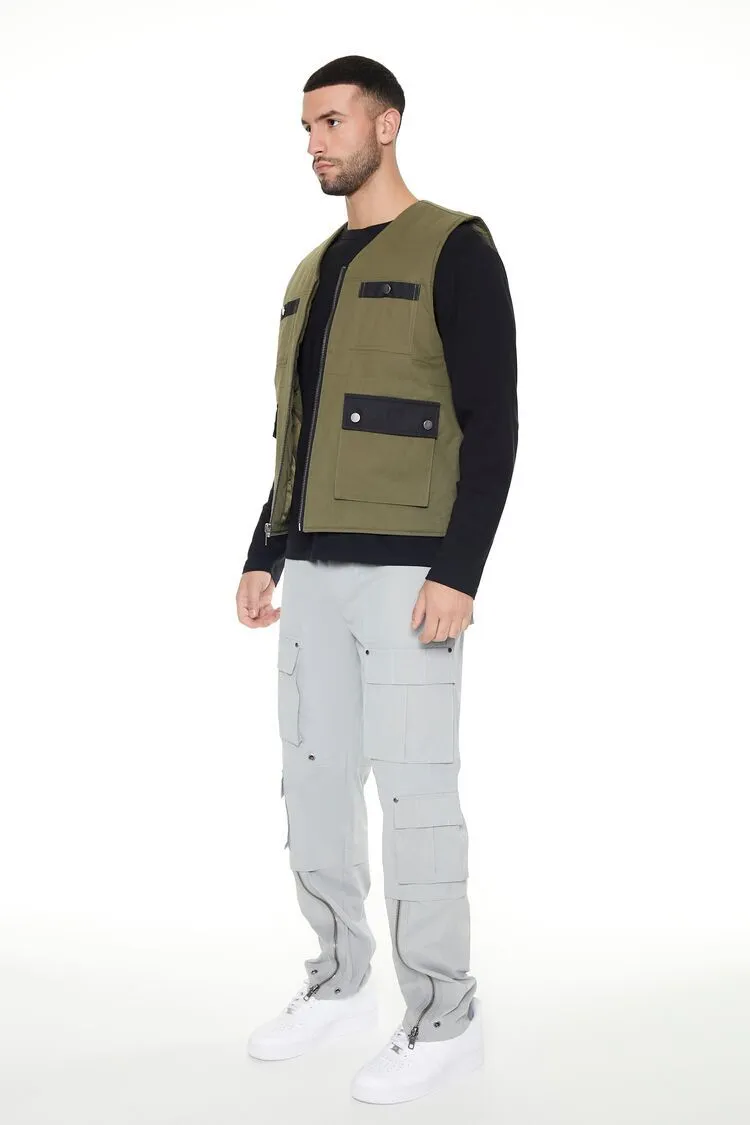Slim-Fit Utility Cargo Pants