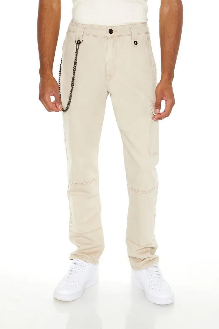 Slim-Fit Wallet Chain Jeans