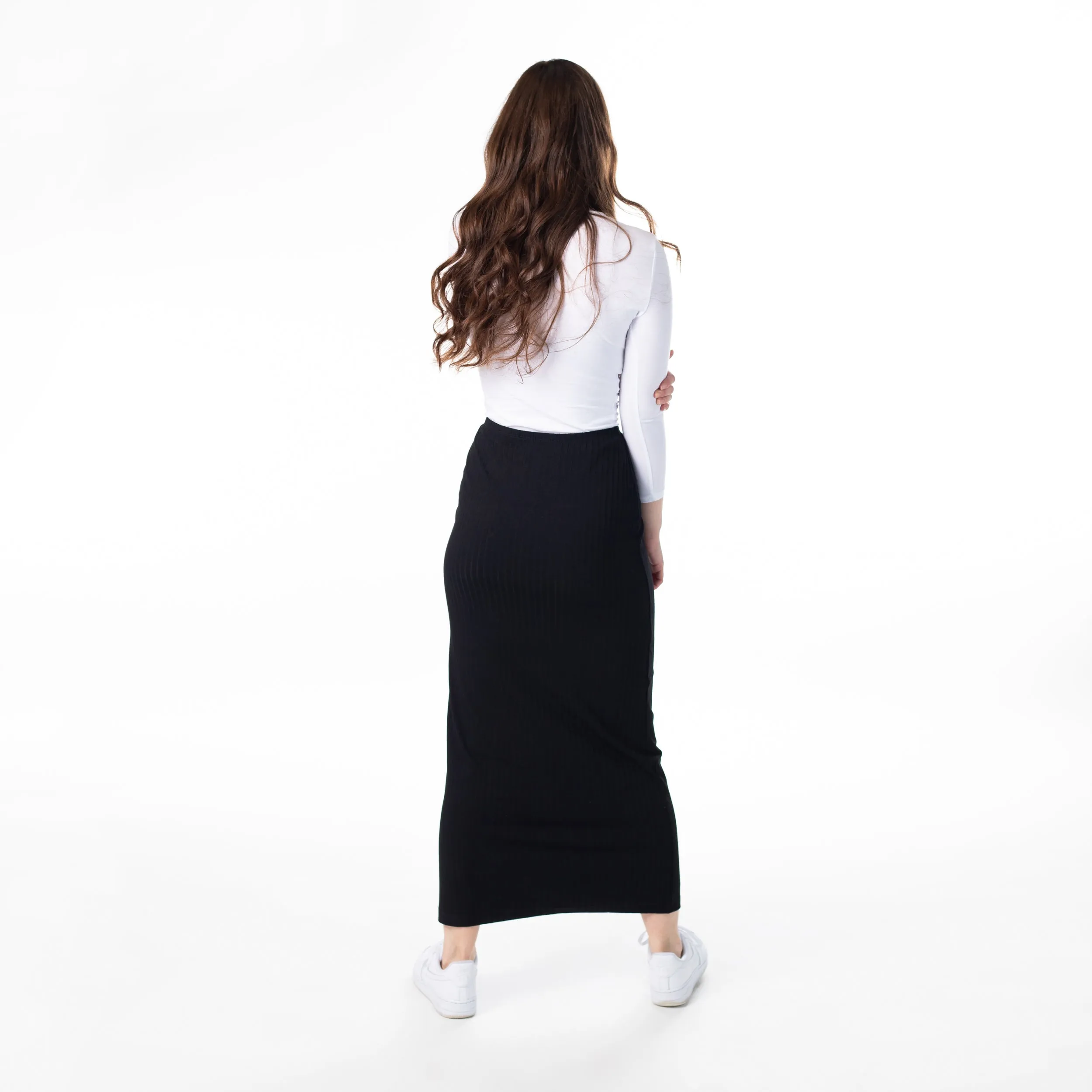 Slim Skirt Maxi 715 Pocket Design